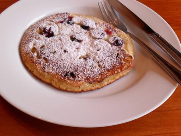 blueberry pancake
